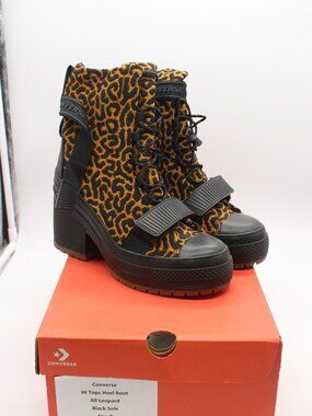 Converse High Top Heel Boots Size 8